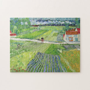 Vincent van Gogh - Landschaft mit Kutsche & Zug