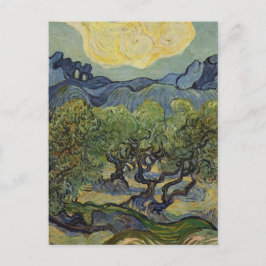 Vincent van Gogh - Landschaft mit Olivenbäumen Postkarte
