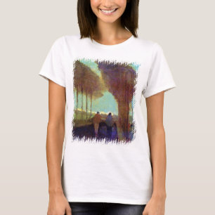 Vincent Van Gogh - Landstraße mit zwei Zahlen T-Shirt