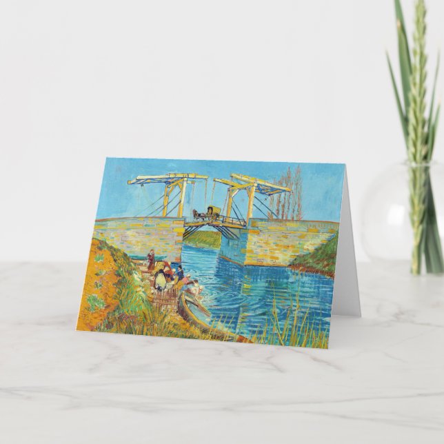Vincent van Gogh - Langlois Bridge bei Arles #1 Karte (Vorderseite)