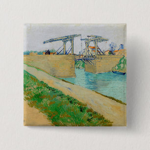 Vincent van Gogh - Langlois Bridge bei Arles #2 Button