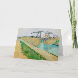 Vincent van Gogh - Langlois Bridge bei Arles #2 Karte