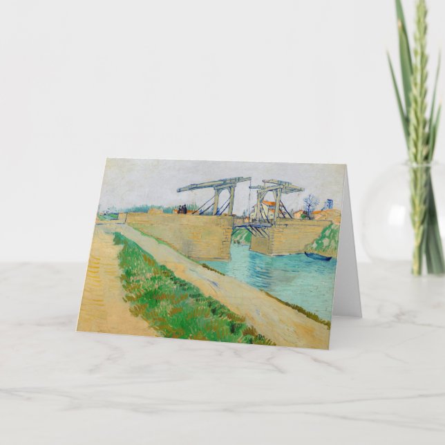 Vincent van Gogh - Langlois Bridge bei Arles #2 Karte (Vorderseite)