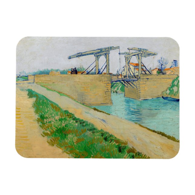 Vincent van Gogh - Langlois Bridge bei Arles #2 Magnet (Horizontal)