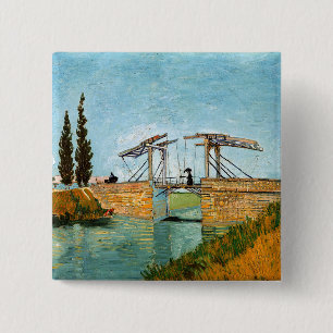 Vincent van Gogh - Langlois Bridge bei Arles #3 Button