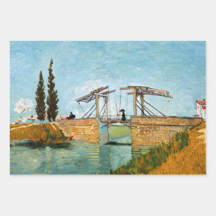 Vincent van Gogh - Langlois Bridge bei Arles #3 Geschenkpapier Set