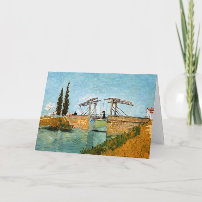Vincent van Gogh - Langlois Bridge bei Arles #3 Karte (Vorderseite)