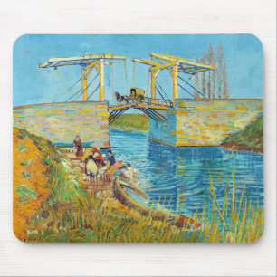 Vincent van Gogh - Langlois-Brücke in Arles #1 Mousepad