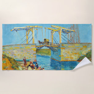 Vincent van Gogh - Langlois-Brücke in Arles #1 Strandtuch