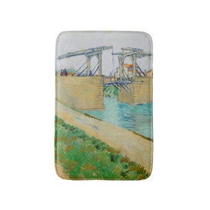 Vincent van Gogh - Langlois-Brücke in Arles #2 Badematte