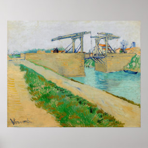 Vincent van Gogh - Langlois-Brücke in Arles #2 Poster