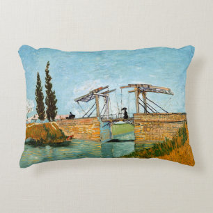 Vincent van Gogh - Langlois-Brücke in Arles #3 Dekokissen