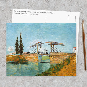 Vincent van Gogh - Langlois-Brücke in Arles #3 Postkarte