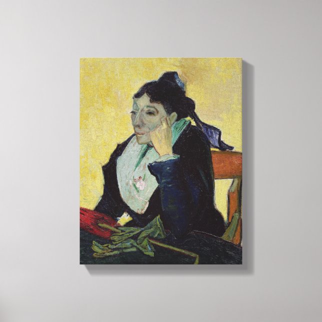 Vincent van Gogh | L'Arlesienne 1888 Leinwanddruck (Vorderseite)