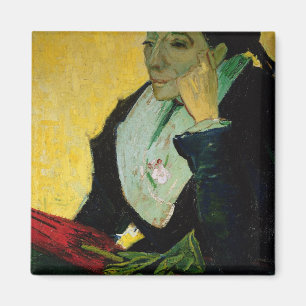 Vincent van Gogh L'Arlesienne, Detail, 1888 Magnet