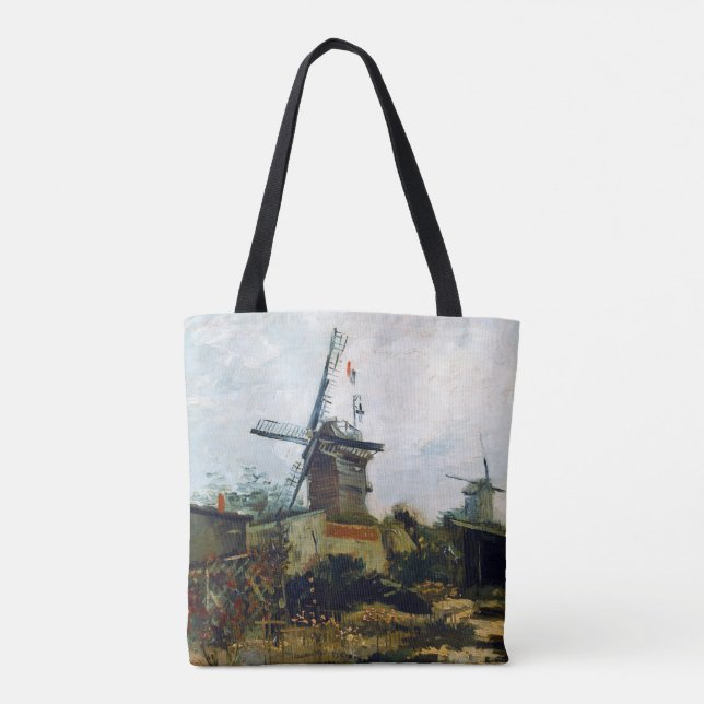 Vincent van Gogh Le Moulin de Blute-Flosse Tasche (Rückseite)