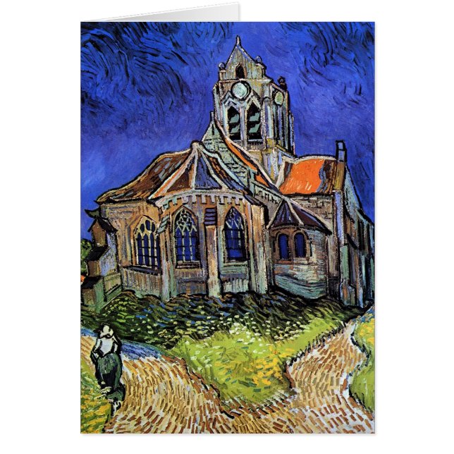 Vincent Van Gogh - L'église d'Auvers (Devant)