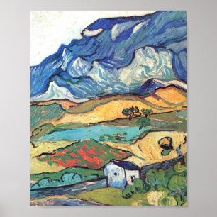 Vincent Van Gogh - Les Alpilles Bergwelt Landschaf Poster