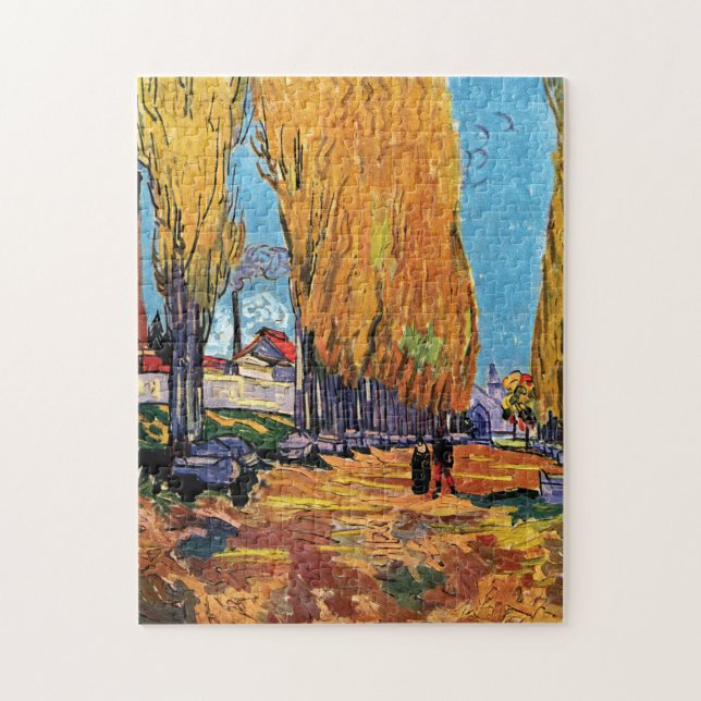 Vincent Van Gogh - Les Alyscamps Herbstlandschaft (Vertikal)