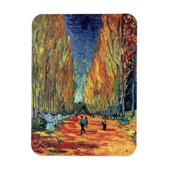 Vincent van Gogh - Les Alyscamps Magnet (Vertikal)
