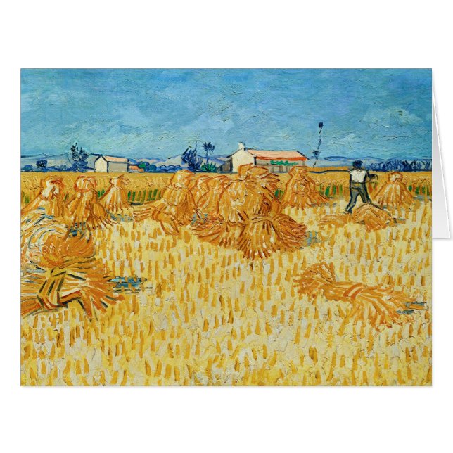 Vincent Van Gogh, Maisernte in der Provence (Vorderseite (Horizontal))