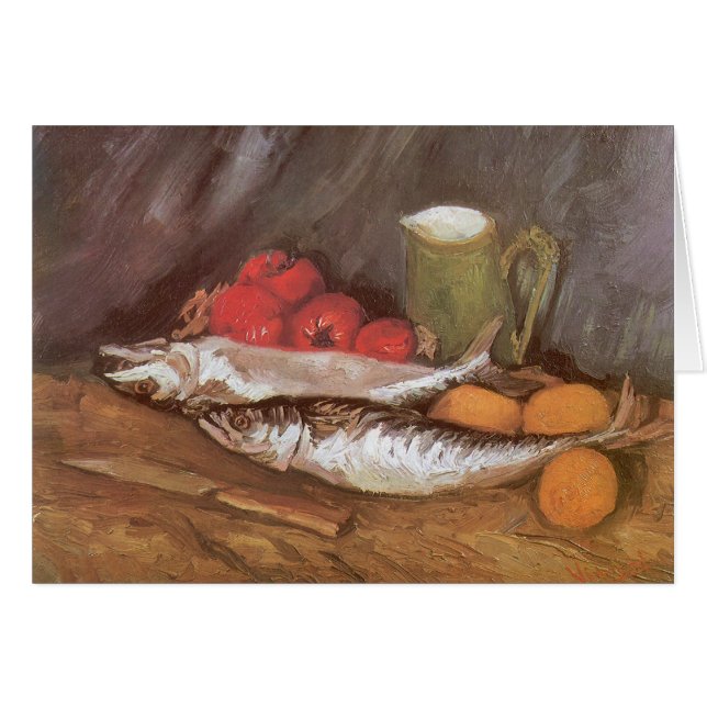 Vincent van Gogh - Makrele, Zitronen und Tomaten (Vorderseite (Horizontal))