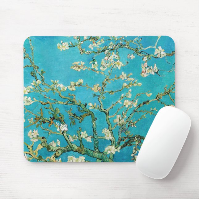 Vincent Van Gogh Malerei Mandelblüten Mousepad (Mit Mouse)