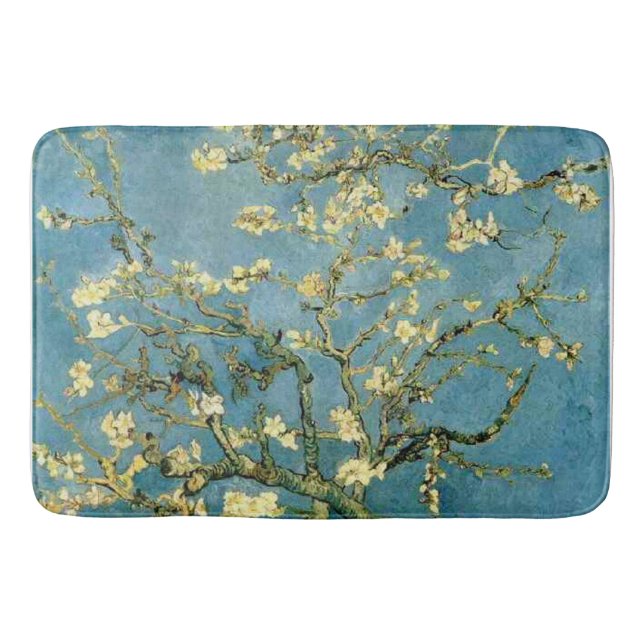 Vincent van Gogh-Mandel-Blüten-Bad-Matten Badematte (Vorderseite)