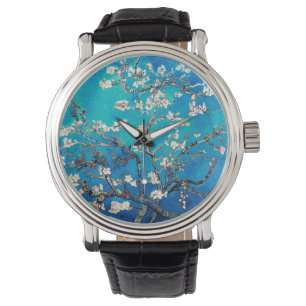 Vincent Van Gogh Mandelblüten Betrachtung Türkis Armbanduhr