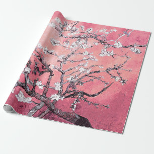 Vincent Van Gogh Mandelblüten Rosa Peachfarben Geschenkpapier