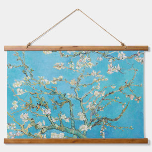 Vincent van Gogh - Mandelblüten Wandteppich Mit Holzrahmen