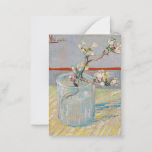 Vincent van Gogh - Mandelzweig in einem Glas Mitteilungskarte