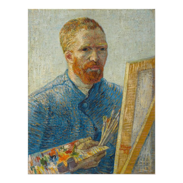 Vincent Van Gogh Master Artisan Self Portrait Fotodruck (Vorne)