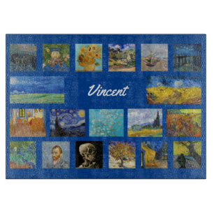 Vincent Van Gogh - Masterpiece Grid Schneidebrett