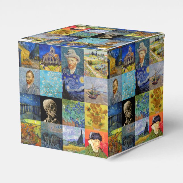Vincent van Gogh - Masterpiece Mosaic Patchwork T Geschenkschachtel (Vorderseite)