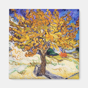 Vincent Van Gogh Maulbeerbaum Fine Art Magnet