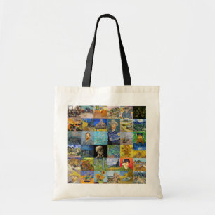 Vincent van Gogh - Meisterwerke Mosaik Patchwork Tragetasche