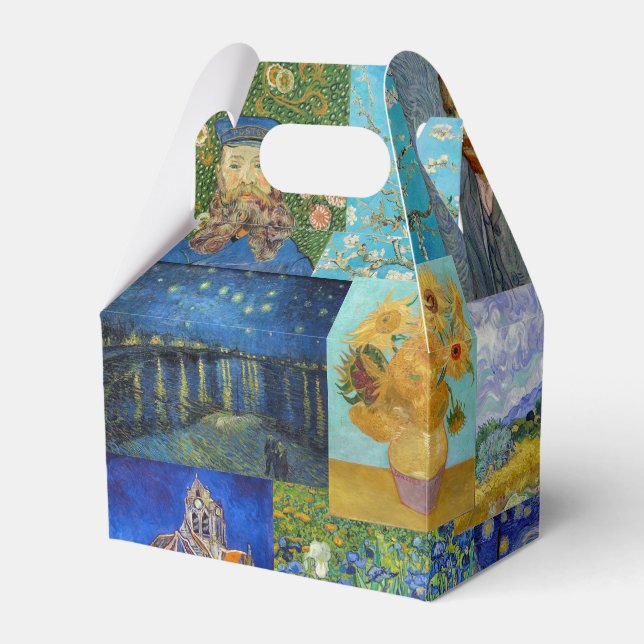 Vincent Van Gogh - Meisterwerke Patchwork Geschenkschachtel (Vorderseite)