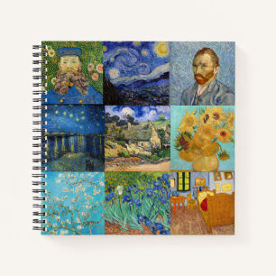 Vincent Van Gogh - Meisterwerke Patchwork Notizbuch