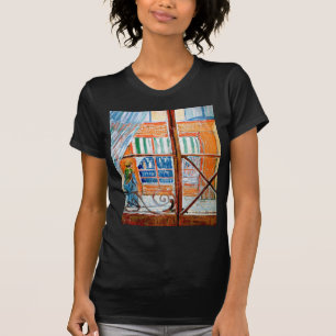 Vincent Van Gogh - Metzgerei aus einem Fenster ges T-Shirt