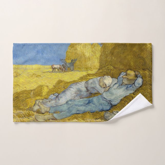 Vincent Van Gogh - Mion, Repos / Travail / Siesta (Serviette à main)