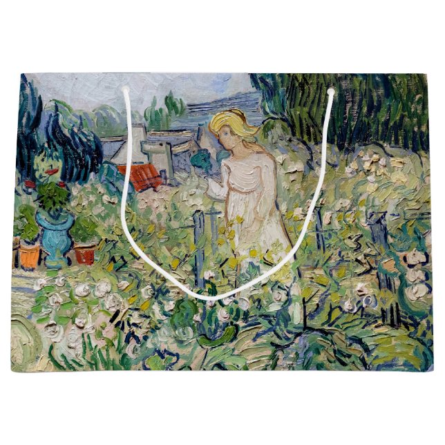 Vincent van Gogh - Miss Gachet in ihrem Garten Große Geschenktüte (Vorderseite)