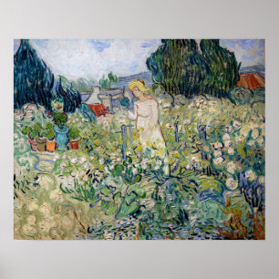Vincent van Gogh - Miss Gachet in ihrem Garten Poster
