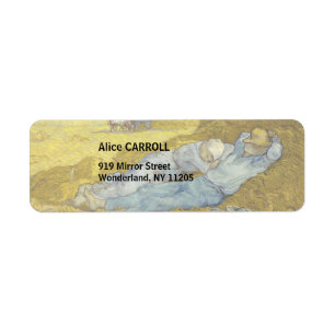 Vincent Van Gogh - Mittag, Pause von der Arbeit / 
