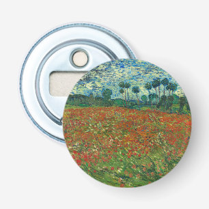 Vincent Van Gogh Mohnfeld Florale Vintage-Kunst Flaschenöffner