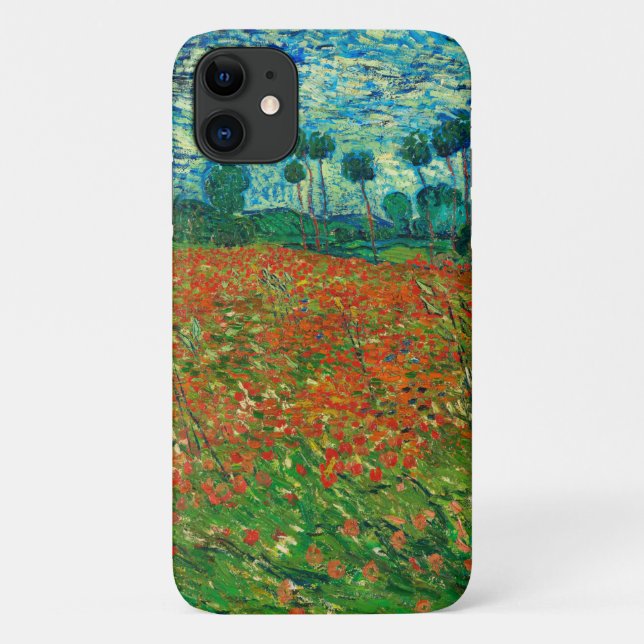 Vincent Van Gogh Mohnfeld Kunst Case-Mate iPhone Hülle (Rückseite)