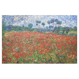 Vincent van Gogh - Mohnfeld Stoff