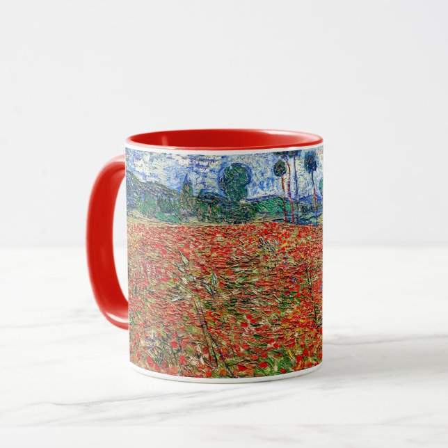 Vincent van Gogh - Mohnfeld Tasse (Vorderseite Links)
