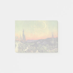 Vincent Van Gogh Moonlit Landschaft Post-it Klebezettel
