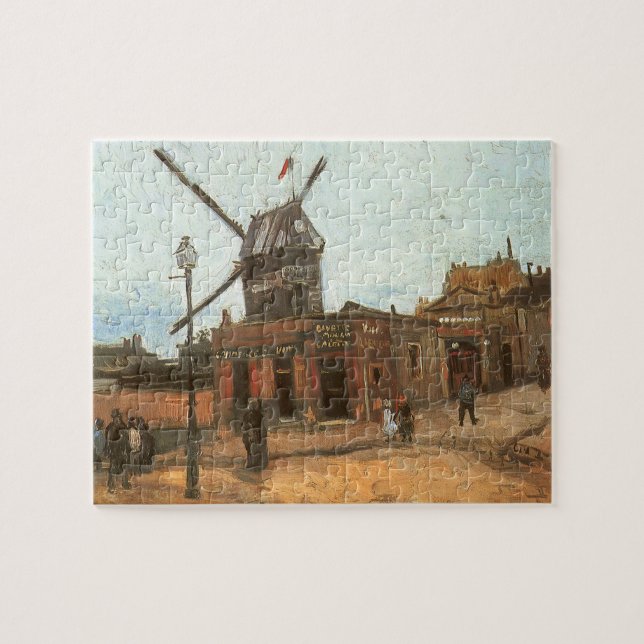 Vincent van Gogh - Moulin de la Galette, Windmill (Horizontal)